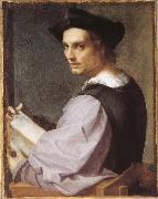 Andrea del Sarto Portratt of young man oil painting